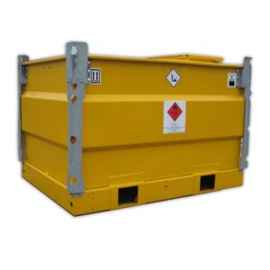 Yellow fuel storage box