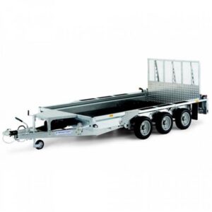 Trailer with six wheels