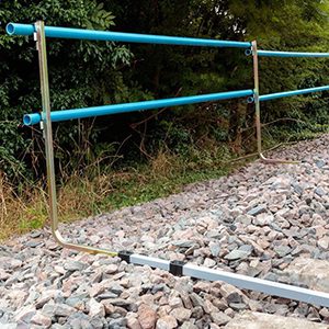 Rail safety fencing