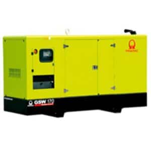 Large yellow Generators for on site